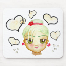 Morena Cutie In-Love Mousepads