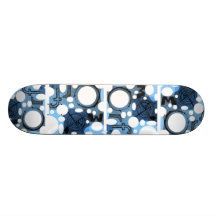 Morf Morph Blue Radar Woodgrain Board Skate Board Deck