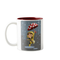 Morgan in the Rain Mugs