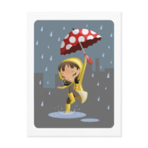 Morgan in the Rain Post Cards