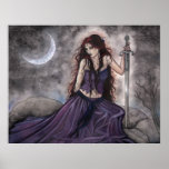Morgan le Fay Poster by Molly Harrison