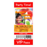 Morgan's Summer Spree VIP Ticket Photo Party (red) Personalized Invitation