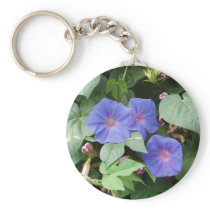 Moring Glory Flowers Keychain