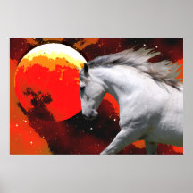 MORISCO IN FIERY SPACE Poster