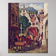 Moritz von Schwind - Honeymoon Poster