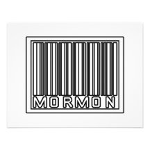 Mormon de code barres bristol personnalisé