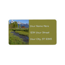 Mormon Row Barns Address Labels