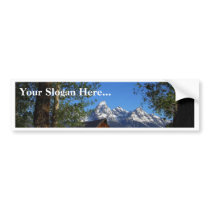 Mormon Row Barns In Grand Teton Park Bumper Sticker