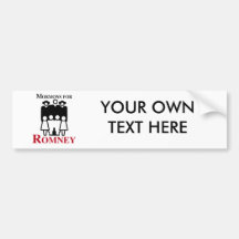 Mormons pour Romney.png Adhésifs Pour Voiture
