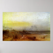 Morning after the wreck by Joseph Mallord Turner Posters