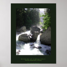 Morning at Vernal Falls Poster