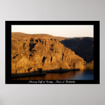 Morning Cliffs at Vantage Print