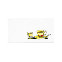 Morning coffe, cream and sugar