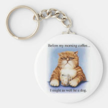 Morning Coffee Keychains
