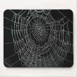 Morning Dew On The Web Mouse Mats
