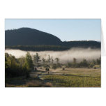 Morning Fog in the Adirondacks 5 Greeting Card