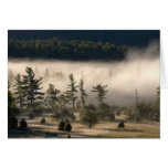 Morning Fog in the Adirondacks Greeting Card