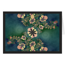Morning Glories II Greeting Cards