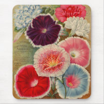 Morning Glories Seed Packet Mousepad