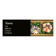 MORNING GLORY AND RED BERRIES BUSINESS CARD TEMPLATES