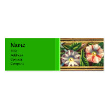MORNING GLORY AND RED BERRIES BUSINESS CARD