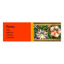MORNING GLORY AND RED BERRIES BUSINESS CARD