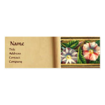MORNING GLORY AND RED BERRIES BUSINESS CARD