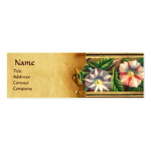 MORNING GLORY AND RED BERRIES BUSINESS CARD