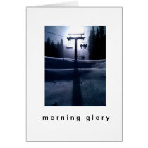 morning glory card