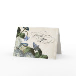Morning Glory Hydrangea - Thank You Note Cards