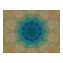 Morning Glory Kaleidoscope Postcard