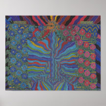 Morning glory meditation poster