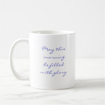 Morning Glory Message Mug