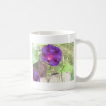 Morning Glory Watercolor Mugs