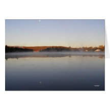 Morning In Vermont (Blank) Greeting Cards