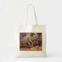 Morning, Interior by Maximilien Luce in 1890 Tote Bag