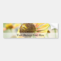 Morning Light In The Helenium Garden Bumper Stickers