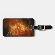 Morning Magic Abstract Art Address Luggage Tags