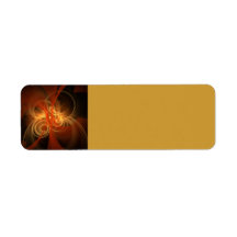 Morning Magic Abstract Art Return Address Labels