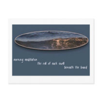 Morning Meditation Haiku Postcard
