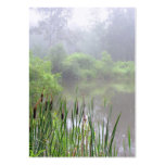 Morning Mist on the Pond ATC Business Card