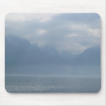 Morning on the Lake in switzerland Mousepads