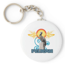 Morning Pelican Key Chains