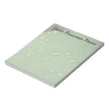 Morning Rain; Promotional Notepads