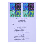 Morning Service & Evening Affair 'Reply' Card Custom Announcements