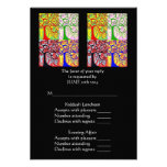 Morning Service & Evening Affair 'Reply' Card Invite
