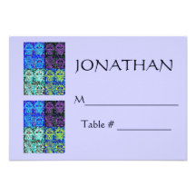 Morning Service OR Evening Affair PLACECARD Announcement