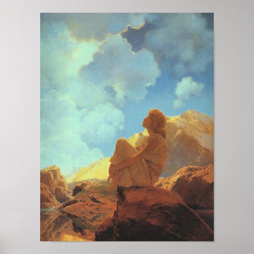 Morning (Spring), Maxfield Parrish Fine Art Posters