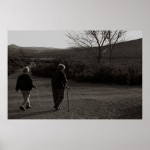 Morning Walk, Carson City, Nevada Poster