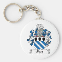 Moro Family Crest Keychain